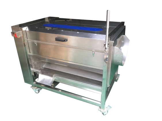 毛刷清洗去皮機(帶蓋板)TW-1000(圖1) 毛刷清洗去皮機(帶蓋板)TW-1000(圖1)