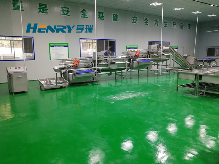 凈菜加工生產(chǎn)線案例(圖1)